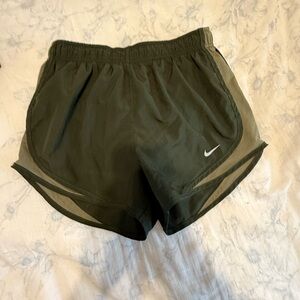 Nike Army Green Athletic Shorts